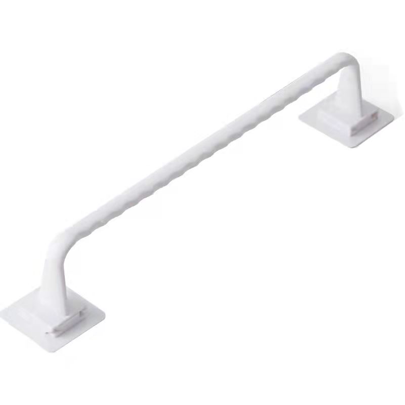 25/36cm Bathroom Towel Rack Bathroom Towel Rod Kitchen Towel Rack Paste Simple Hanging Slippers Rack PP Towel Holder 3 Color
