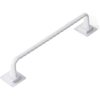 25/36cm Bathroom Towel Rack Bathroom Towel Rod Kitchen Towel Rack Paste Simple Hanging Slippers Rack PP Towel Holder 3 Color
