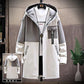 Campus Trend Windbreaker Men Hooded Coat Casual Loose Jacket Comfortable Top for Young Students