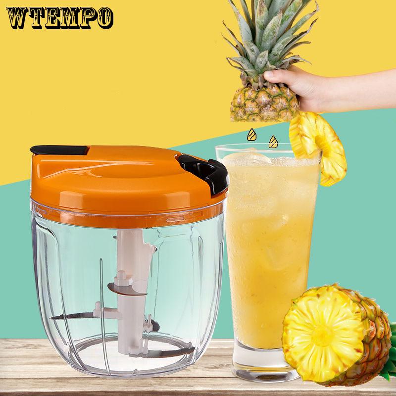 Multifunctional Meat Grinder Manual Food Chopper Onion Vegetable Cutter