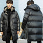Men's Down Jacket Long Winter Youth Parka Coat Thick Coat Fashion 95% White Down Jacket