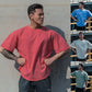 Summer Cotton Round Neck Short Sleeve Running Fitness Loose Casual Short T Men's Sports Half Shirt