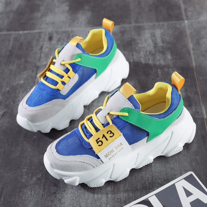 Shoes  Female Students Korean Version  All-match Casual Breathable  Comfortable Sports Shoes Flat Running Shoes