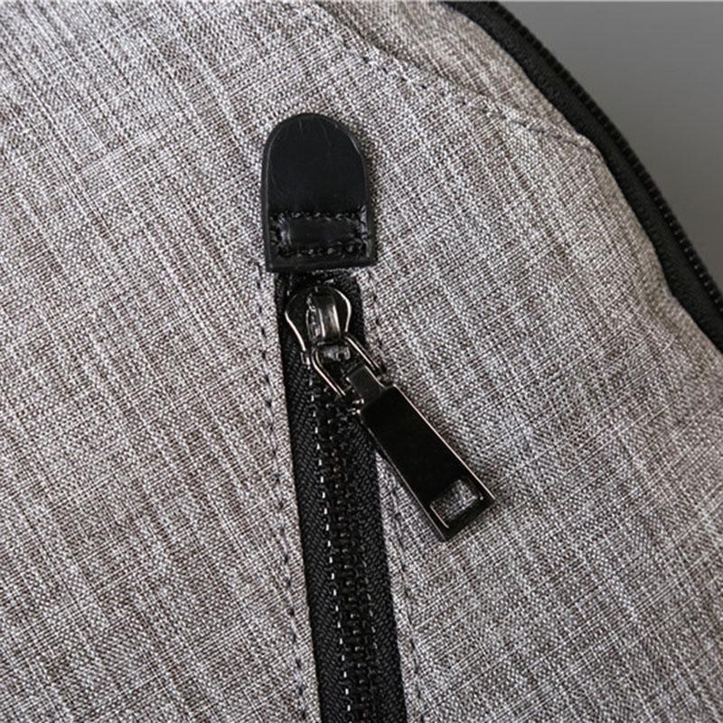 Chest Bag Men Gray Large Capacity Waterproof Oxford Cloth Shoulder Bag Outdoor Sports Bag Backpack
