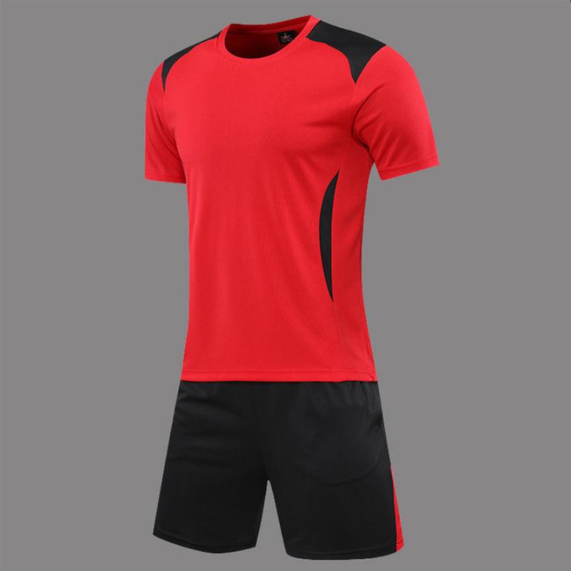 Men's Sports Suit Sportswear Loose Quick Dry Sports Fitness Running Short Sleeve Shorts Suit