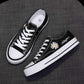 Fashion Men Canvas Shoes Trend Platform Shoes Comfortable Breathable High Quality Thick Bottom Vulcanized Shoes Men