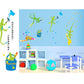 self-adhesive room wall decoration wall sticker hand-painted cartoon green gecko