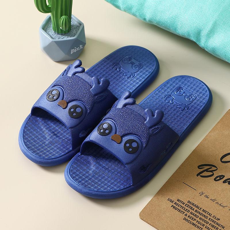 Indoor Bathroom Bath Massage Dormitory Slippers Men's Outdoor Wear Household Deer Sandals and Slippers