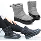 Women's Wear-resistant Ski Boots Down Warm Boots Winter Thick Cotton Shoes Outsole Home Shoes Mother Boots
