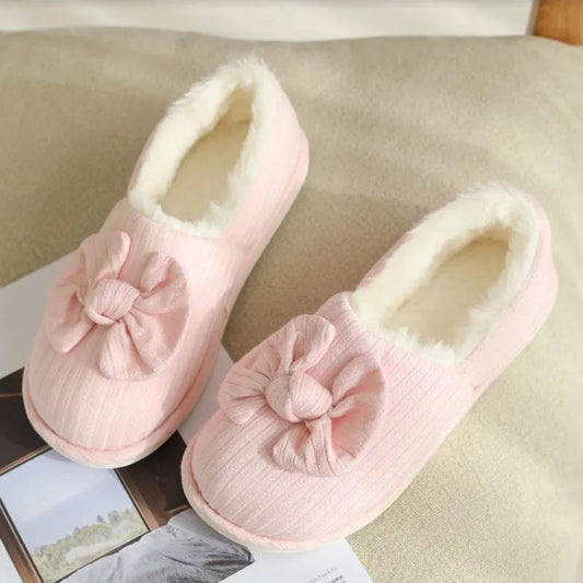 Confinement Shoes Autumn and Winter Confinement Autumn and Winter Thick-soled Bag with Pregnant Women To Keep Warm At Home and Thick Cotton Slippers