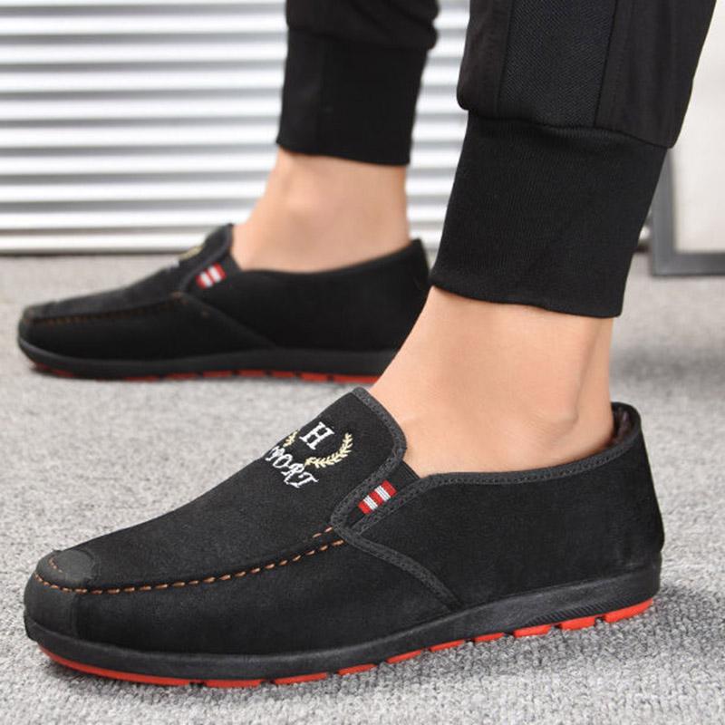 Winter Cloth Shoes Men's Cotton Shoes Thickened Non-slip Wear-resistant Peas Shoes Casual Shoes