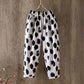 Cotton and Linen Printed Pants Women Loose Summer Thin Pants Women Plus Size Casual Pants Nine Points Harem Pants