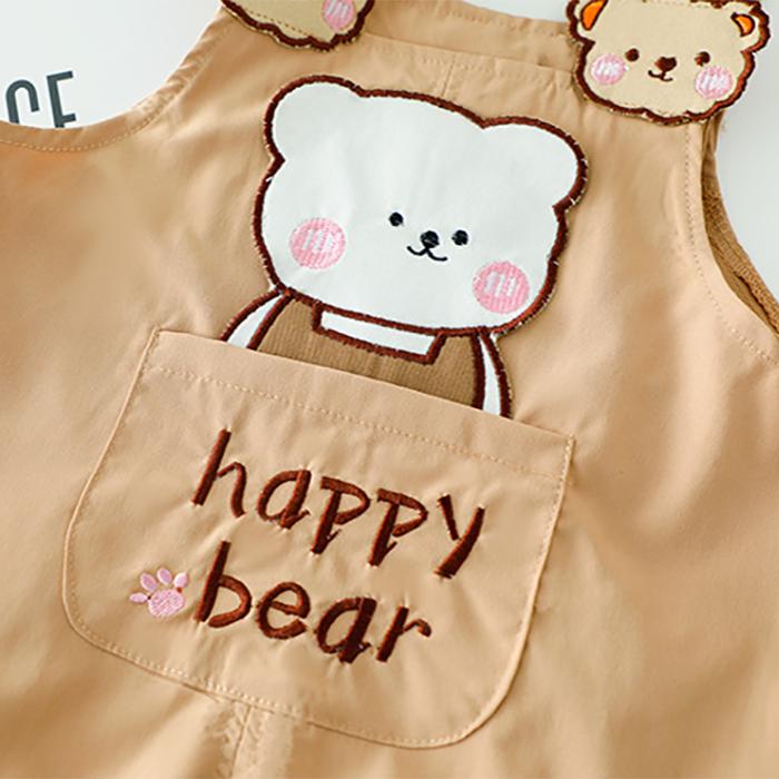 Baby Children's Suit Summer Short-sleeved Children's Clothing Cute Overalls Cartoon Pattern For Boys and Girls