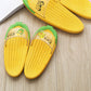 Creative Net Red Corn Slippers Parent-child Indoor and Outdoor Bathroom Soft Bottom Non-slip Leisure Trend Korean Sandals and Slippers