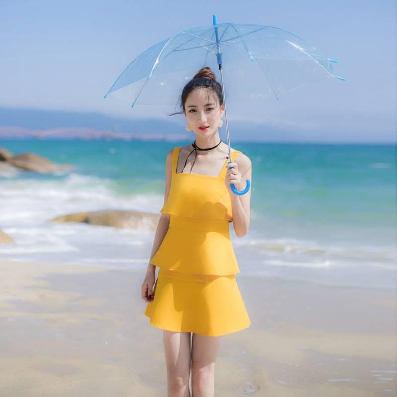 Short Layered Dress Slim Sleeveless Strap Dress Ruffle Dress Short Chiffon Dress Summer