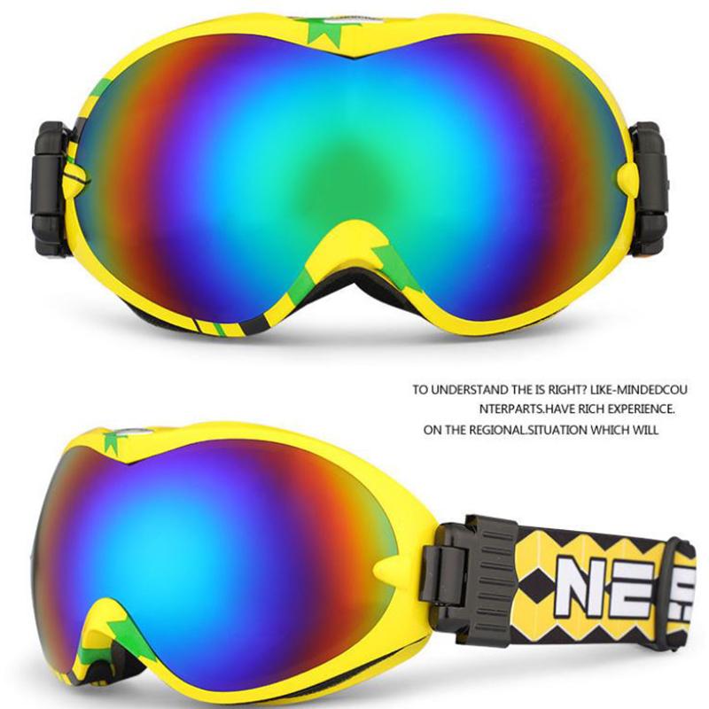 Ski Goggles Double Anti-fog Glasses for Men and Women Cocaine Myopia Glasses Adult Mountaineering Snow Protective Eyepiece Equipment