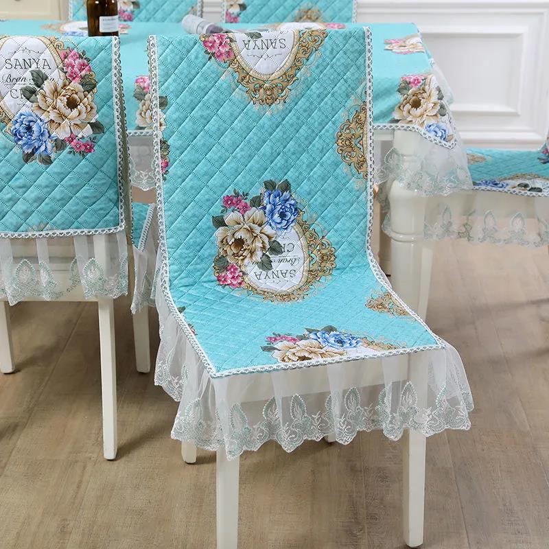 Siamese Cushion Universal Universal Dining Table and Chair Cover Non-slip Home Chair Cover