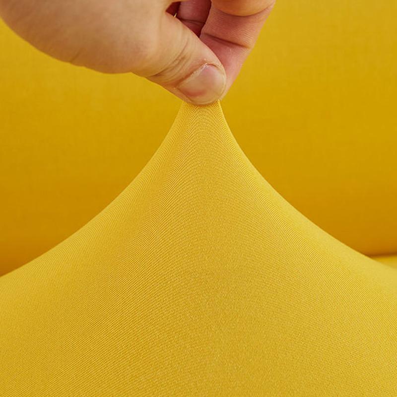 Four Seasons Solid Color Sofa Bed Cover Without Armrest Universal Elastic Folding No Armrest Lazy Sofa Cover