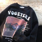 Autumn and Winter New American Retro Trend National Tide Landscape Printing Couple All-match Loose and Lazy Wind Round Neck Sweater