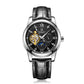 Mens Automatic Mechanical Fashion Sports Watches Tourbillon Moon Phase Stainless Steel Watch