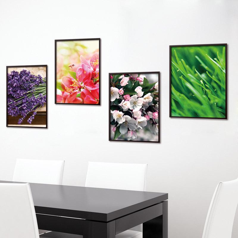Living Room Bedroom Creative Combination 3D Quadruple Painting Landscape Wall Sticker