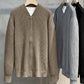Autumn Men's Casual Stitching Knitted Cardigan Jacket Men's Fashion Korean Version of The V-neck Big Pocket Sweater