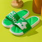 Ladies Sandals and Slippers Couples Cute Cartoon Non-slip Bathroom Bath Indoor Home Outing Slippers Men's Beach Shoes