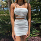 Dress Female Summer Fashion Sexy Hollow Bag Hip Sling European and American Style Skirt