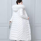 Down Cotton Jacket Winter Fashion Shiny Hooded Jacket Thicken Warm Long Over-the-knee Cotton Jacket Women
