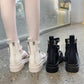 Net Red Women's Spring and Summer Sandals Flip Toe Platform Platform Women's Shoes Back Zipper Roman High Cutout Sandals