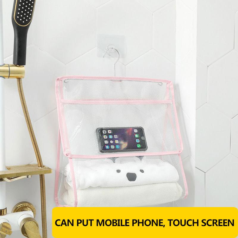 Bathroom Clothes Bag Bathing Clothes Waterproof Hanging Bag Bedroom Dormitory Storage Bag Wall Hanging Organize Bag On The Wall Towel Bag