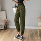 Drawstring Overalls Women's Summer Women's Korean Style Loose Bf Wind Casual Pants High Waist Harem Pants