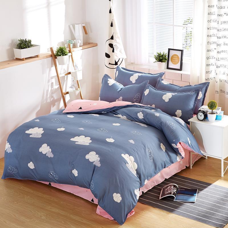 New Fashion Home Textile Bedroom Bedding Sets Colorful Geometry Duvet/Quilt Cover Bed Sheet
