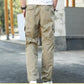 Summer Thin Straight Overalls Men's Large Loose Outdoor Casual Pants Multi Pocket Long Pants