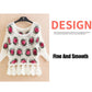 Fall/winter Women Crocheted Knit Jumper Short Pullover Batwing Sweater  Round Neck Mohair Sweater Outwear