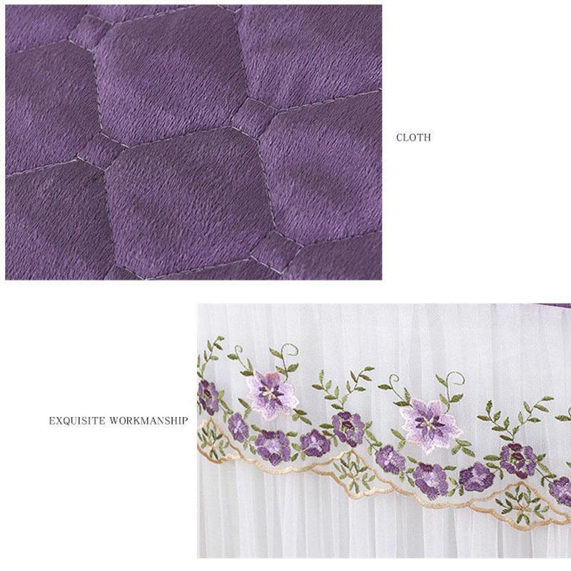 Lace Washing Machine Cover Dust Cover Sunscreen Dustproof Top Load Washing Machine Cover