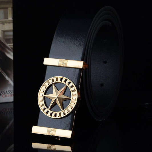 Automatic Buckle Belt Men Leather Belts For Men Elegant Belt ceinture homme luxe marque