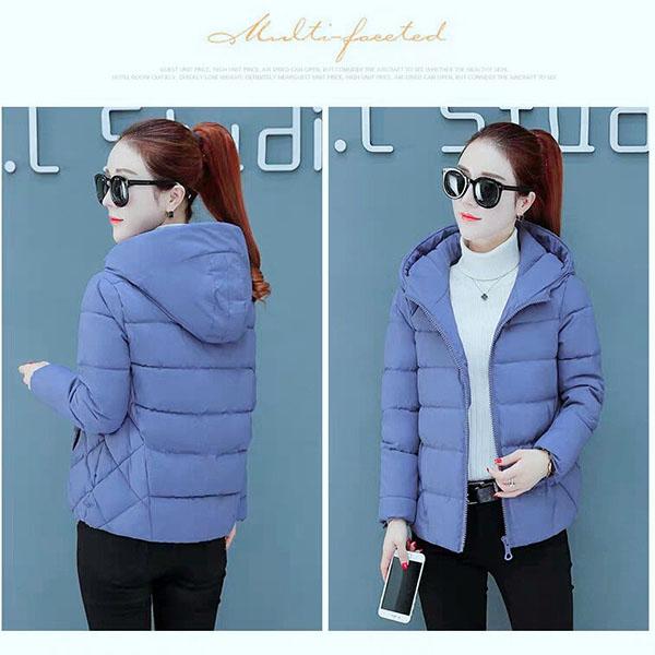 Winter Bubble Coat Women Solid Oversized Short Jacket Female Hooded  Padded Jacket Parkas Mujer