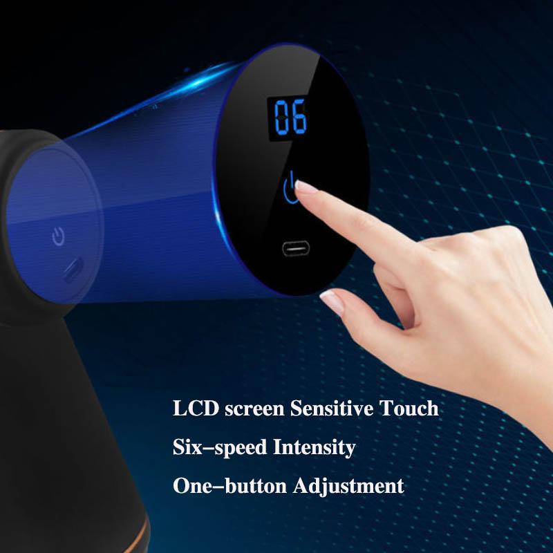 Mini Fascia Gun Small Mini Massage Stove Legs Two-purpose Massage Hammer Relax Muscular Multi-function Home