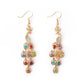 Bohemian Earrings Jewelry Female Exquisite Retro Multi-color Diamond Peacock Earrings