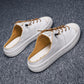 Summer Men's Casual Shoes Walking Without Heel Canvas Shoes