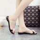 Women Summer Light Slippers Tasteless Antiskid Indoor Soft Sole Slippers Non Slip Flowers Decoration Casual Slippers