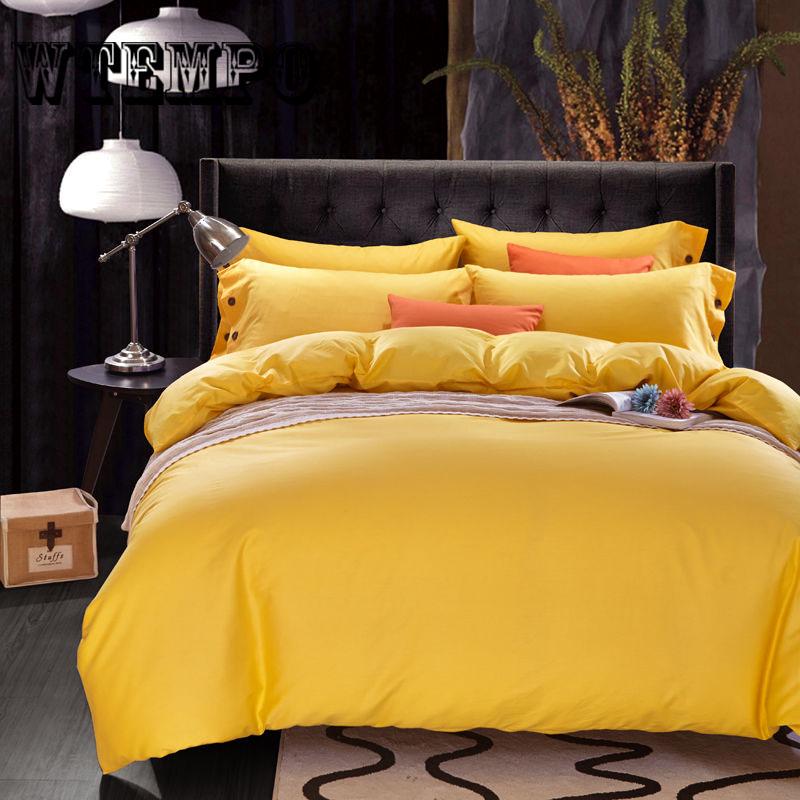 Solid Color Bedding Set Duvet Cover Cushion Sets Linen Bed Sheet Bed Sets Include