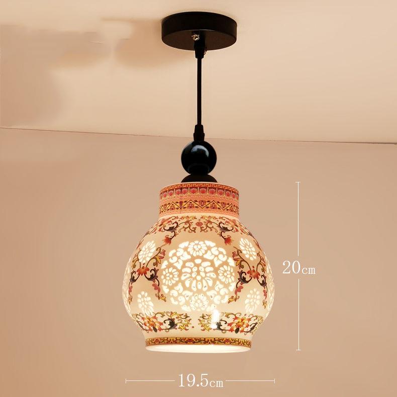 Modern Chinese style antique restaurant living room bedroom study room classical lantern chandelier