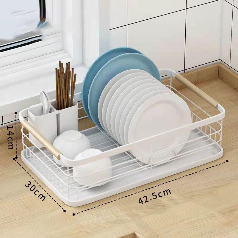 Draining Dish Rack Kitchen Shelf Multi-function Spice Rack For Cupboards Household Organizers Put Dishes And Chopsticks Storage Rack Towel Rank