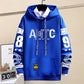 WTEMPO Spring Sweater Suit Hooded Pullover Campus Student Sportswear Casual Loose Sports Suit for Youth
