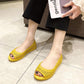 Sandals Platform Women's Summer Plastic Fish Mouth Non-slip Soft Comfortable Mother Pregnant Women Shoes Hollow Nurse Shoes
