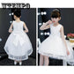Girls Sleeveless Princess Dress with Flower for Children Clothes Kids Wedding Party Birthday Dresses
