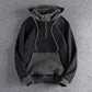 Spring and Autumn Hooded Sweater Men's Retro Trend Contrast Color New Youth Stand Collar Men's Jacket