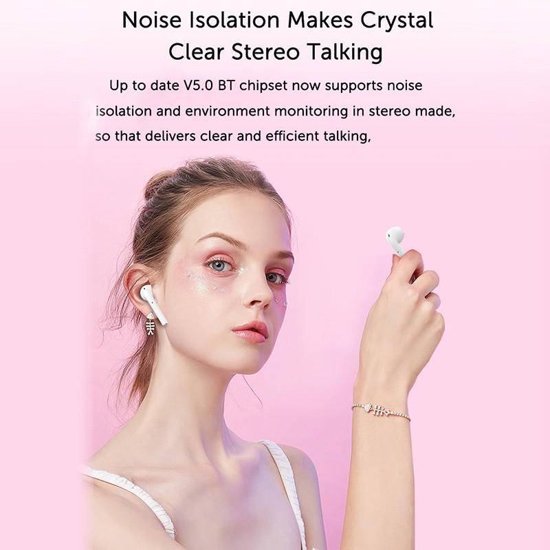 Wireless Bluetooth Earphones Macaron Colorful Mini Touch Control Earbuds InPods12 for IPhone Huawei Android Phone